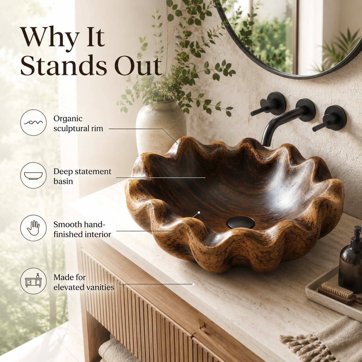 Soren Stone Vanity Vessel Sink - Design 148 - product image 09
