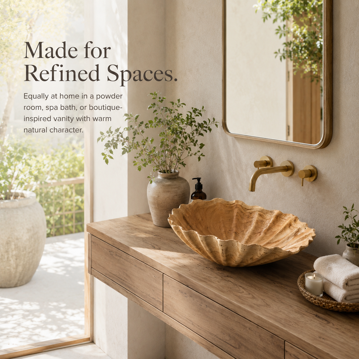Elara Rounded Bathroom Sink - Design 149 - product image 10
