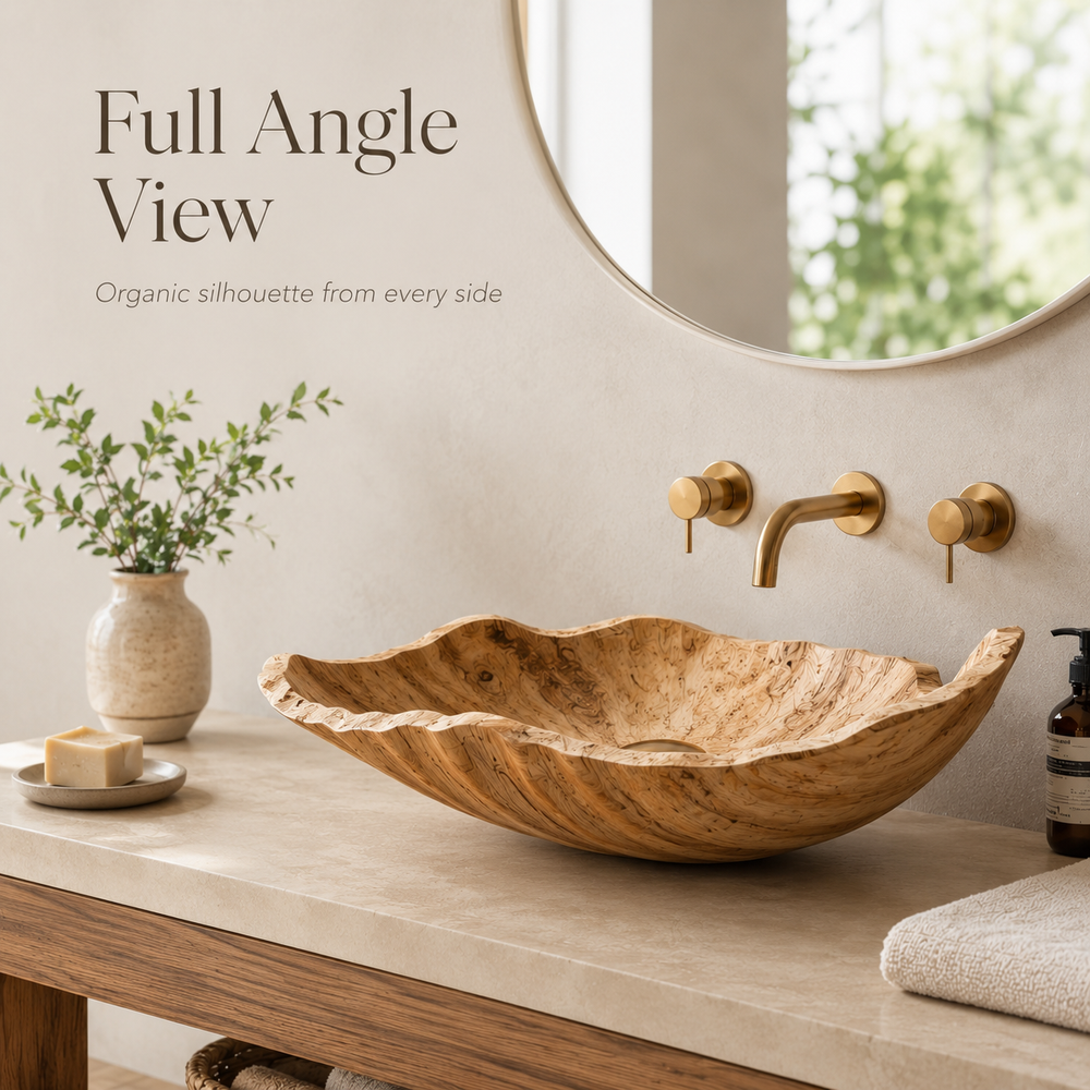 Liora Hand-Finished Vessel Sink - Design 152 - product image 03