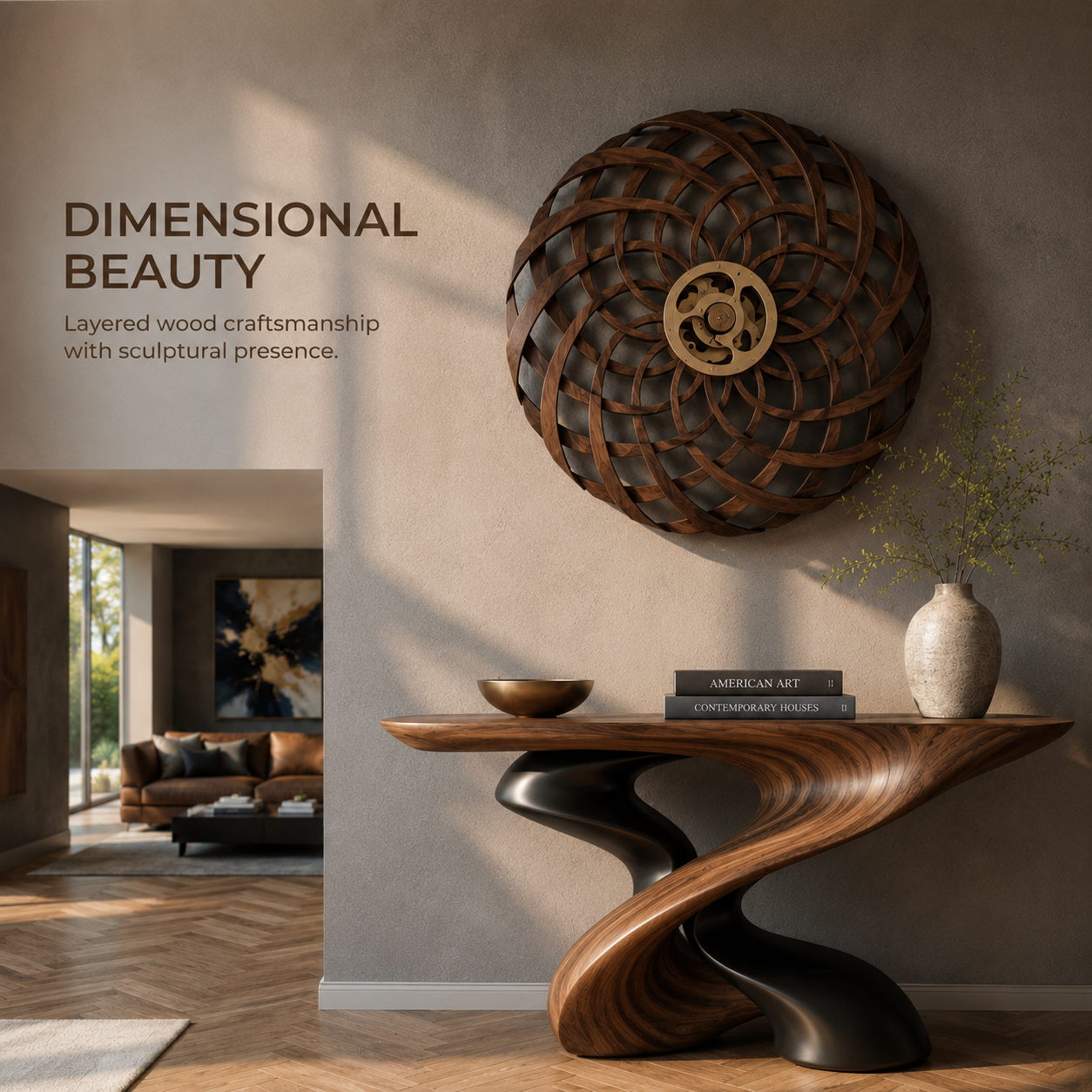 Sculpted Motion Kinetic Wall Art - Design 001 - product image 03