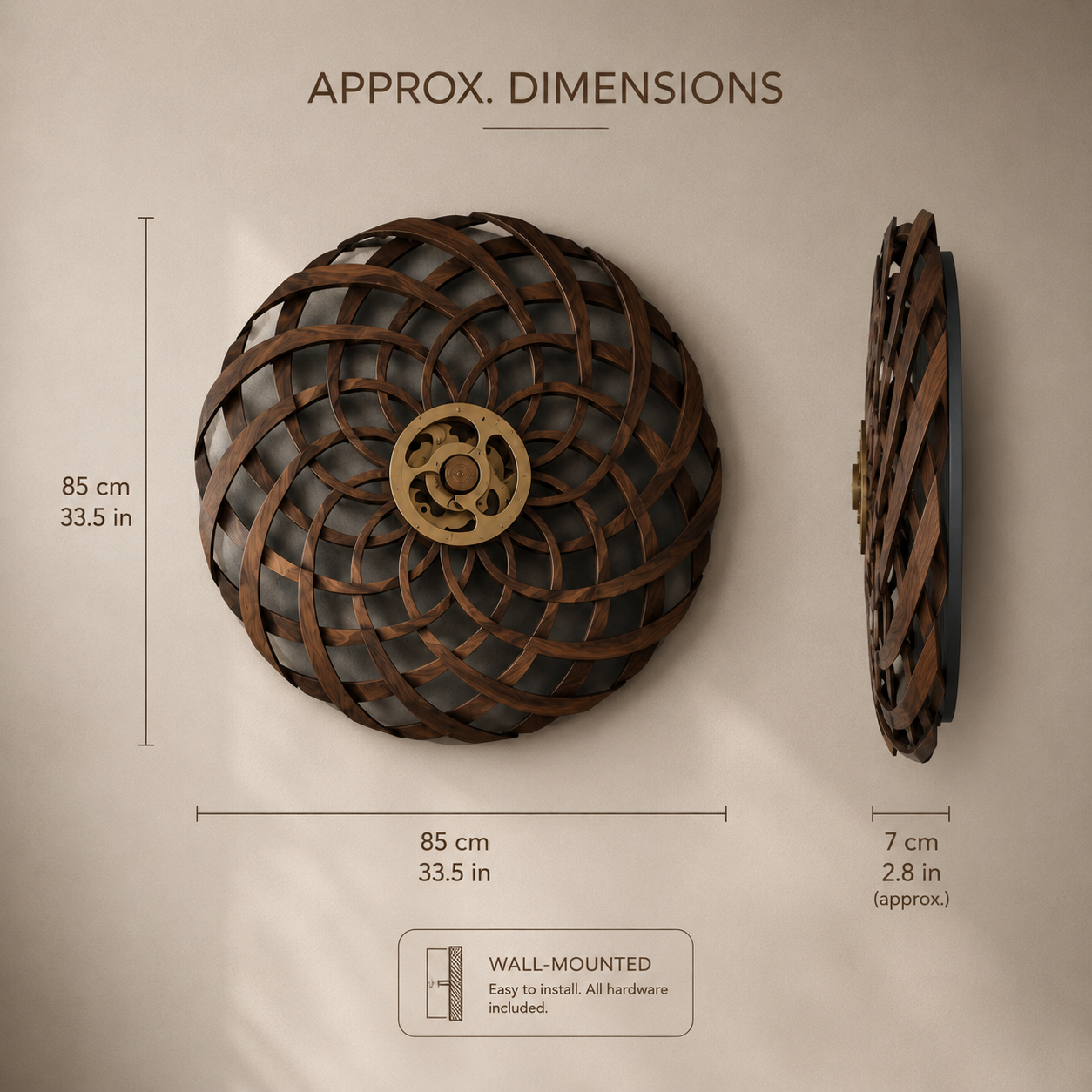 Sculpted Motion Kinetic Wall Art - Design 001 - product image 08