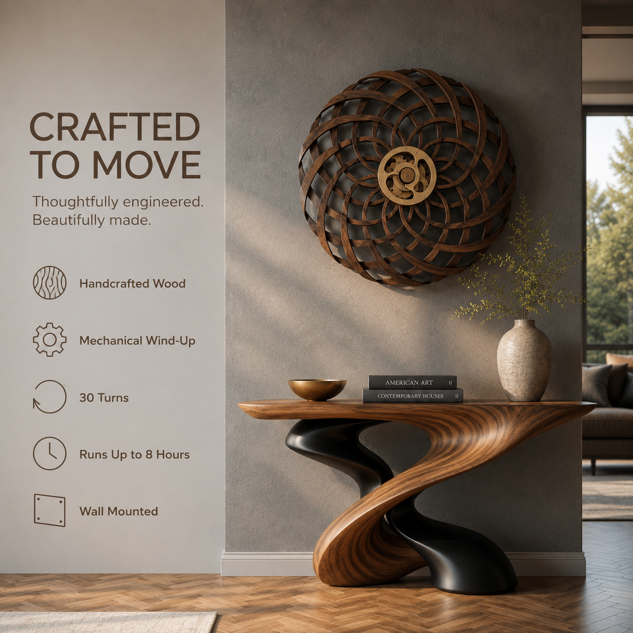 Sculpted Motion Kinetic Wall Art - Design 001 - product image 09