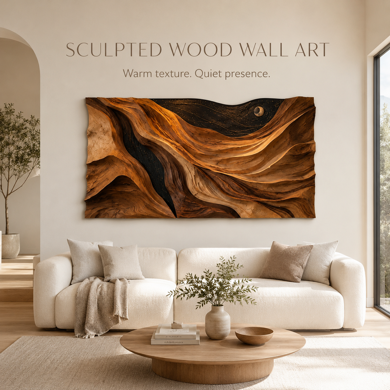 Soren Textured Statement Wall Art - Design 002 - product image 02