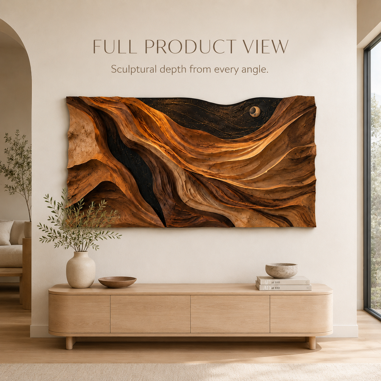 Soren Textured Statement Wall Art - Design 002 - product image 03
