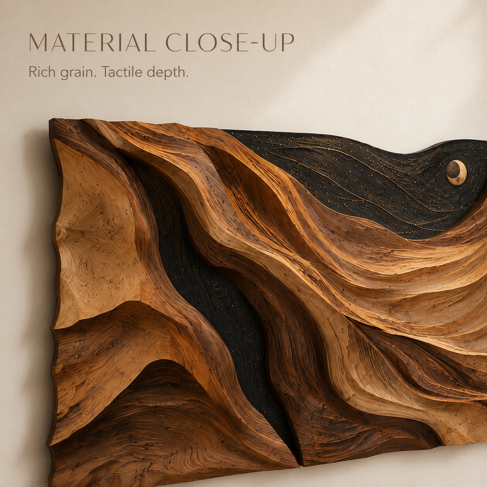 Soren Textured Statement Wall Art - Design 002 - product image 05