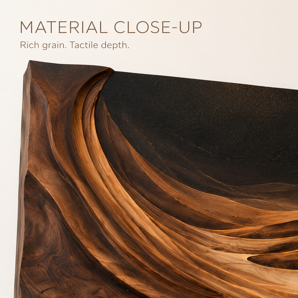 Calder Layered Wood Wall Art - Design 004 - product image 05