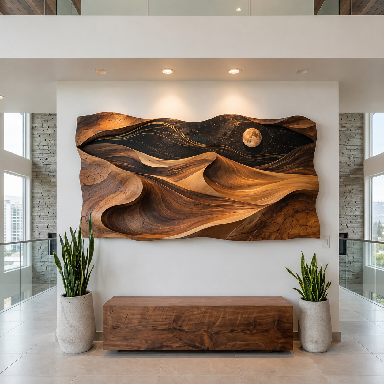 Elara Gallery Wood Wall Art - Design 005 - main view