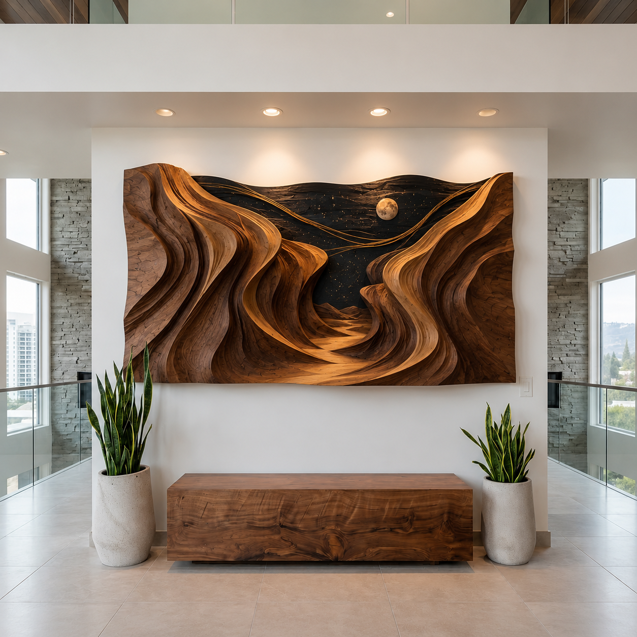 Nolan Refined Wood Wall Panel - Design 009 - main view
