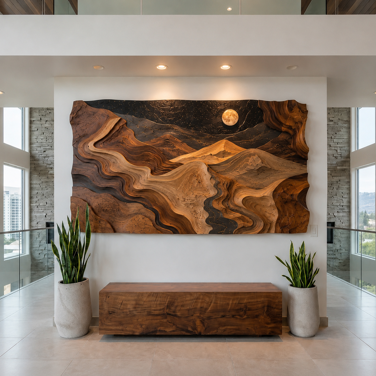Soren Textured Statement Wall Art - Design 012 - main view