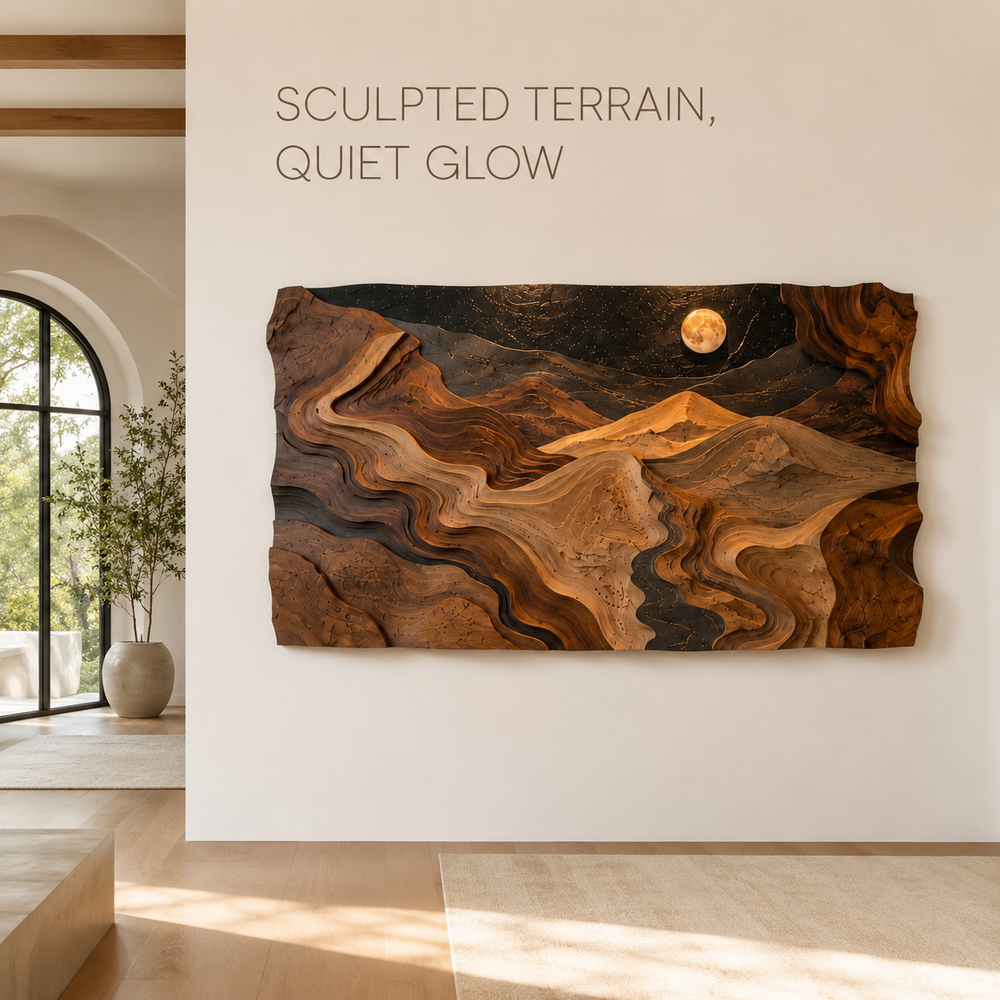 Soren Textured Statement Wall Art - Design 012 - product image 02