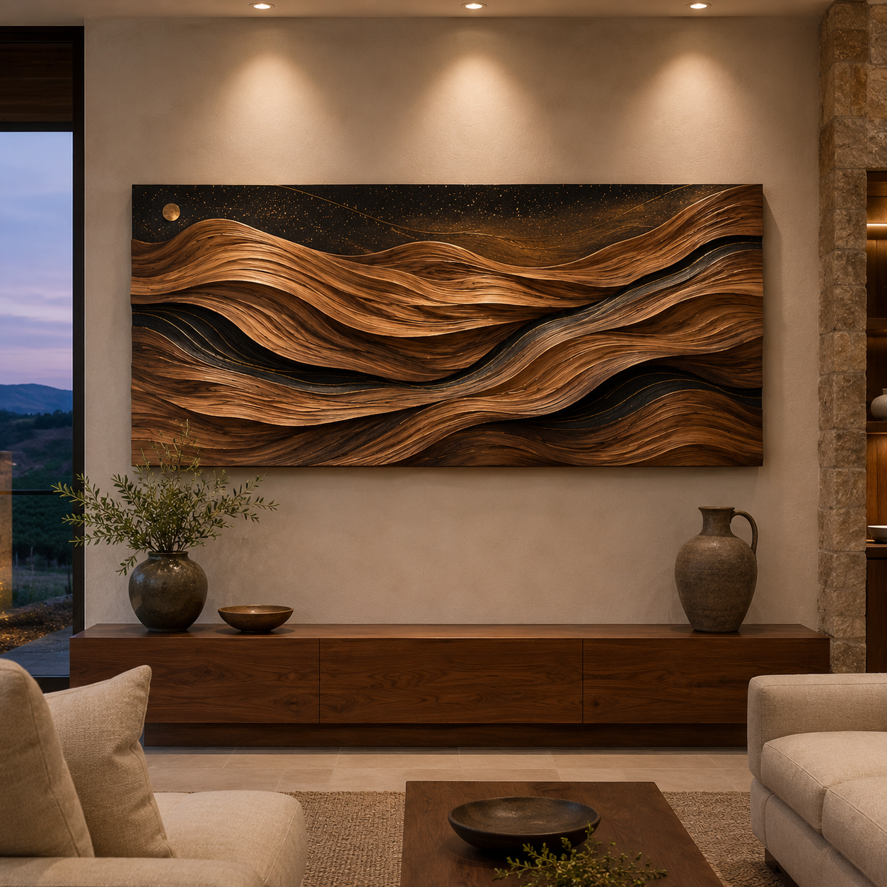 Elara Gallery Wood Wall Art - Design 015 - main view