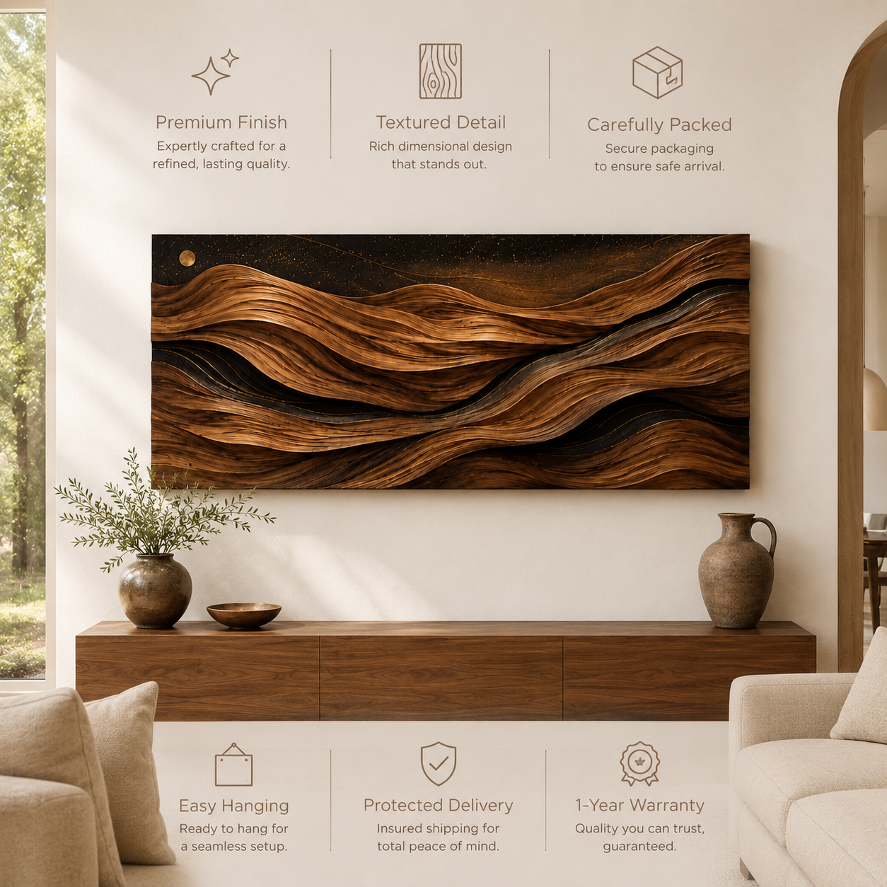 Elara Gallery Wood Wall Art - Design 015 - product image 09