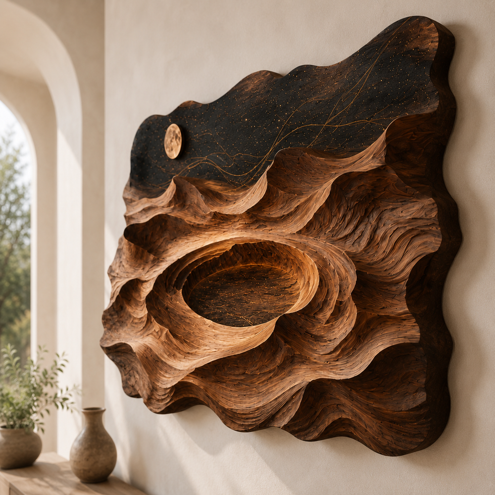 Rowan Dimensional Wall Art Panel - Design 016 - product image 06