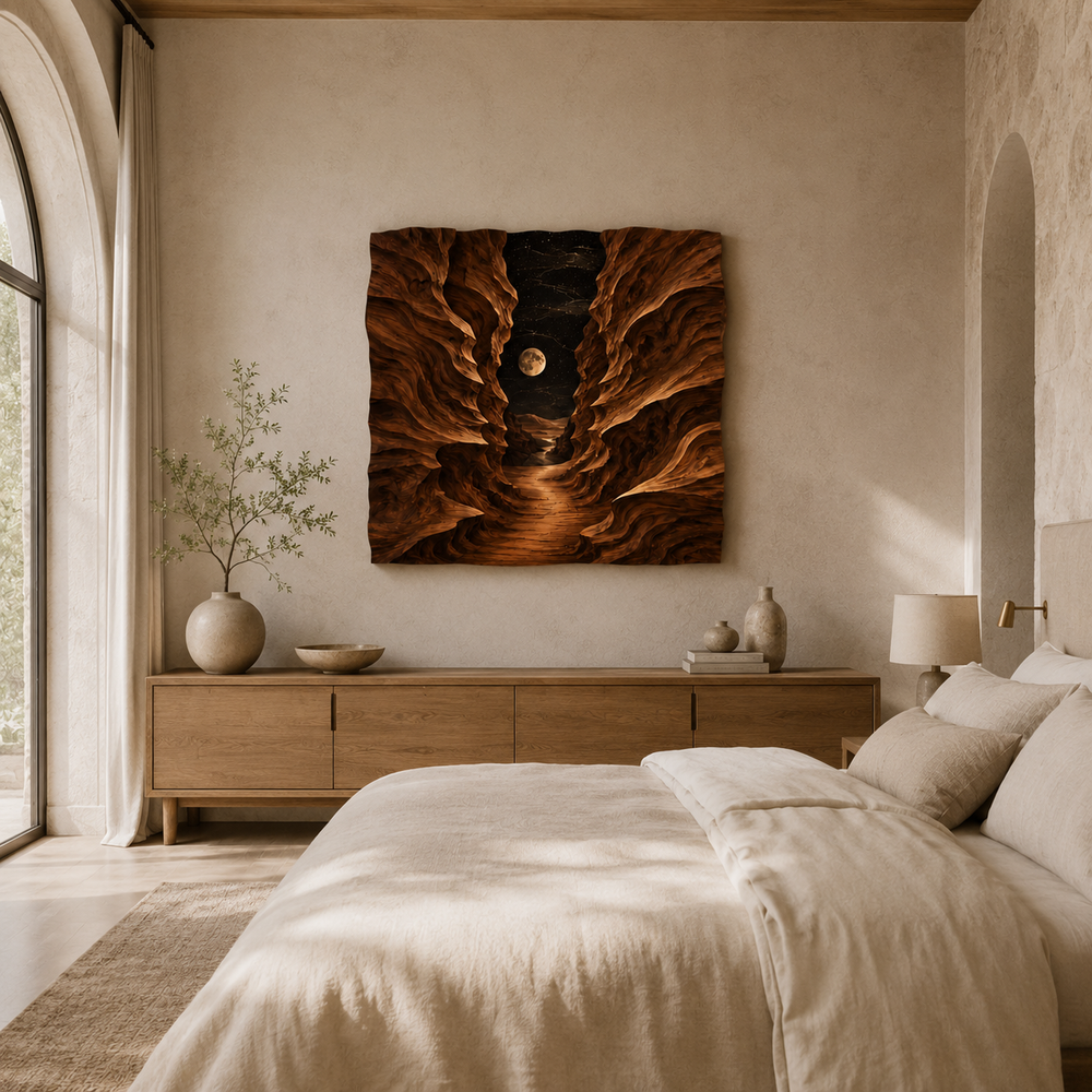 Veyra Warm Wood Wall Art - Design 017 - product image 07