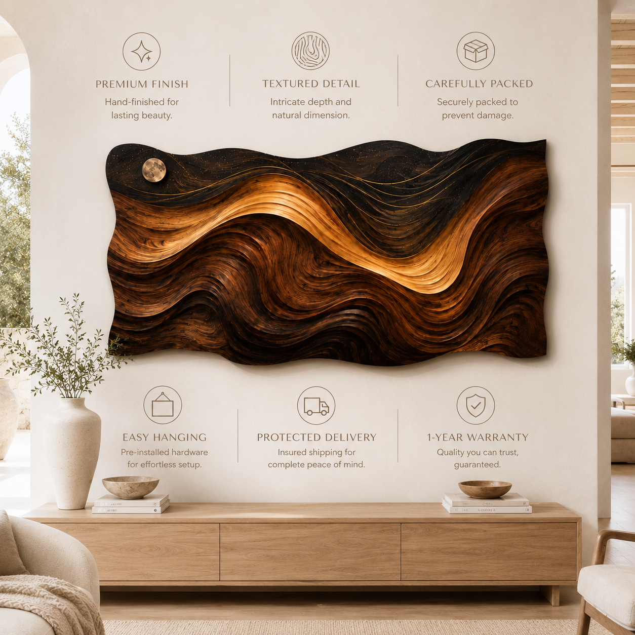 Liora Hand-Finished Wall Art - Design 018 - product image 08