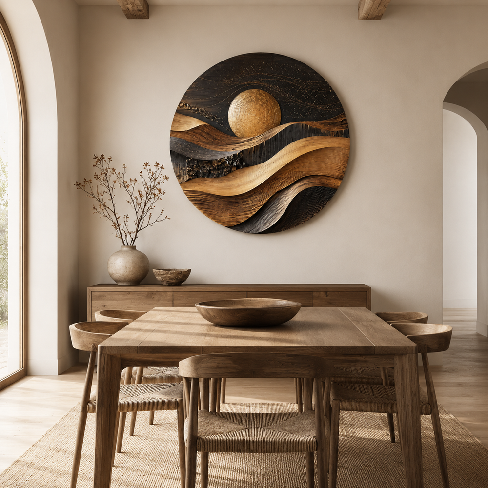 Aurelia Sculptural Wood Wall Art - Design 021 - product image 07