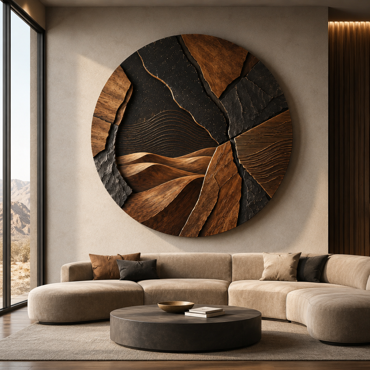 Calder Layered Wood Wall Art - Design 024 - main view