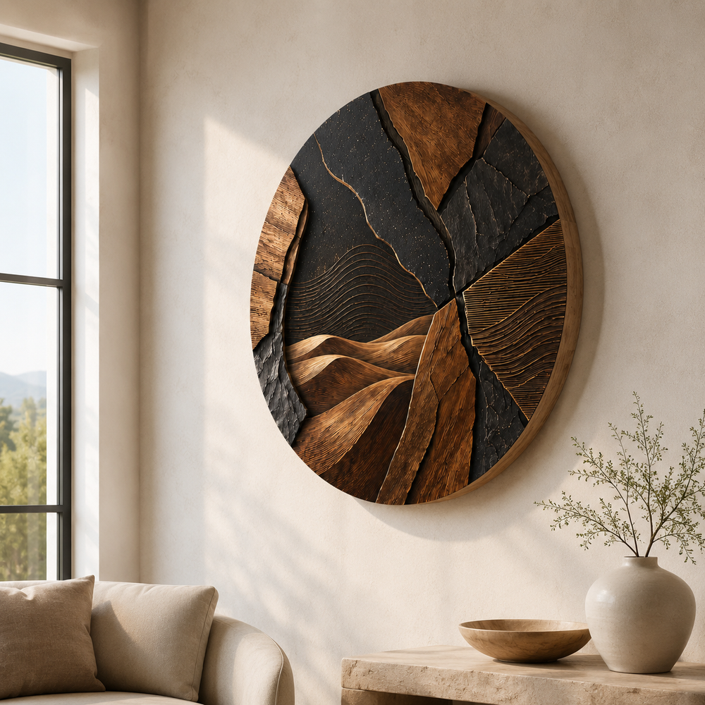 Calder Layered Wood Wall Art - Design 024 - product image 03