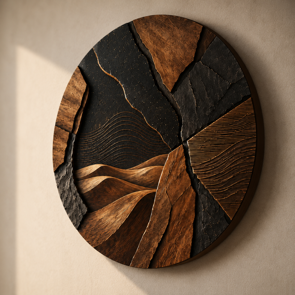 Calder Layered Wood Wall Art - Design 024 - product image 06