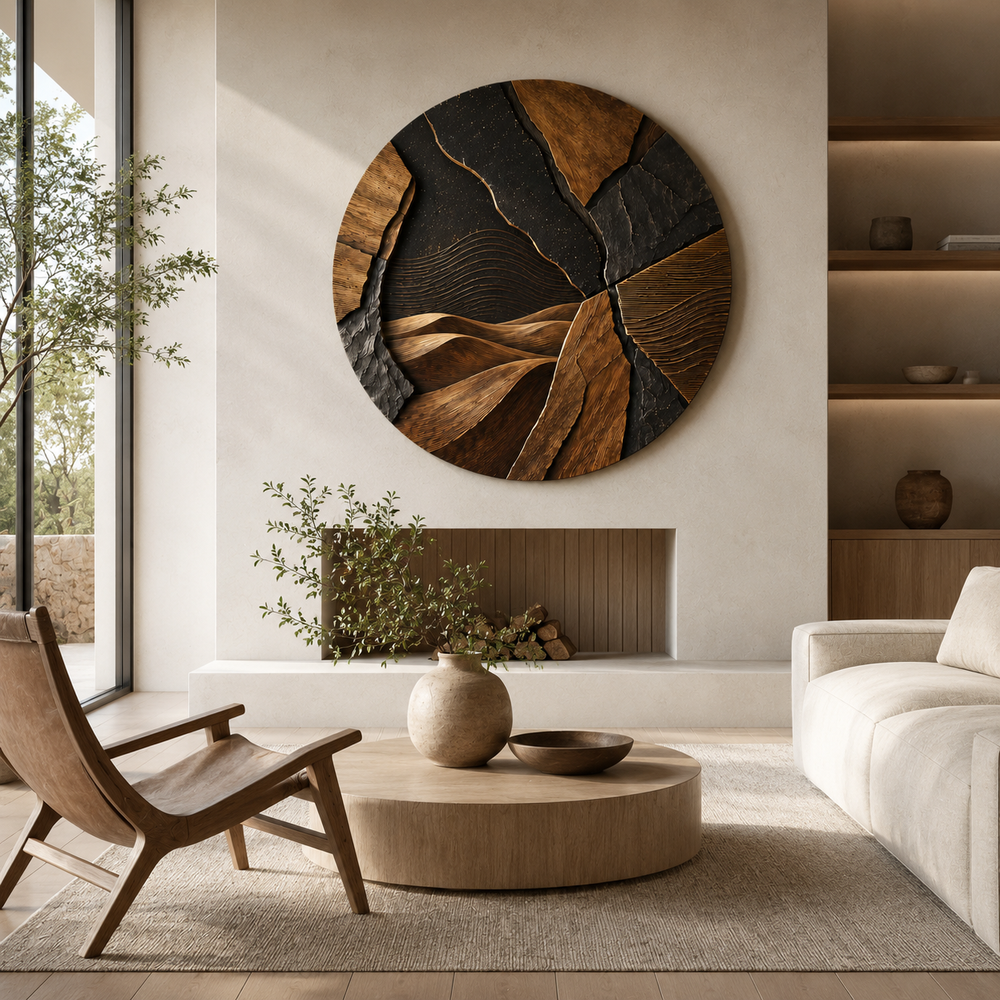 Calder Layered Wood Wall Art - Design 024 - product image 07