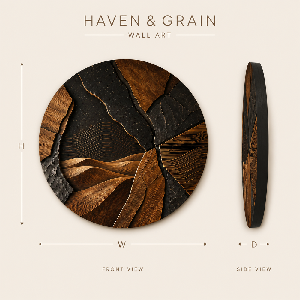 Calder Layered Wood Wall Art - Design 024 - product image 08