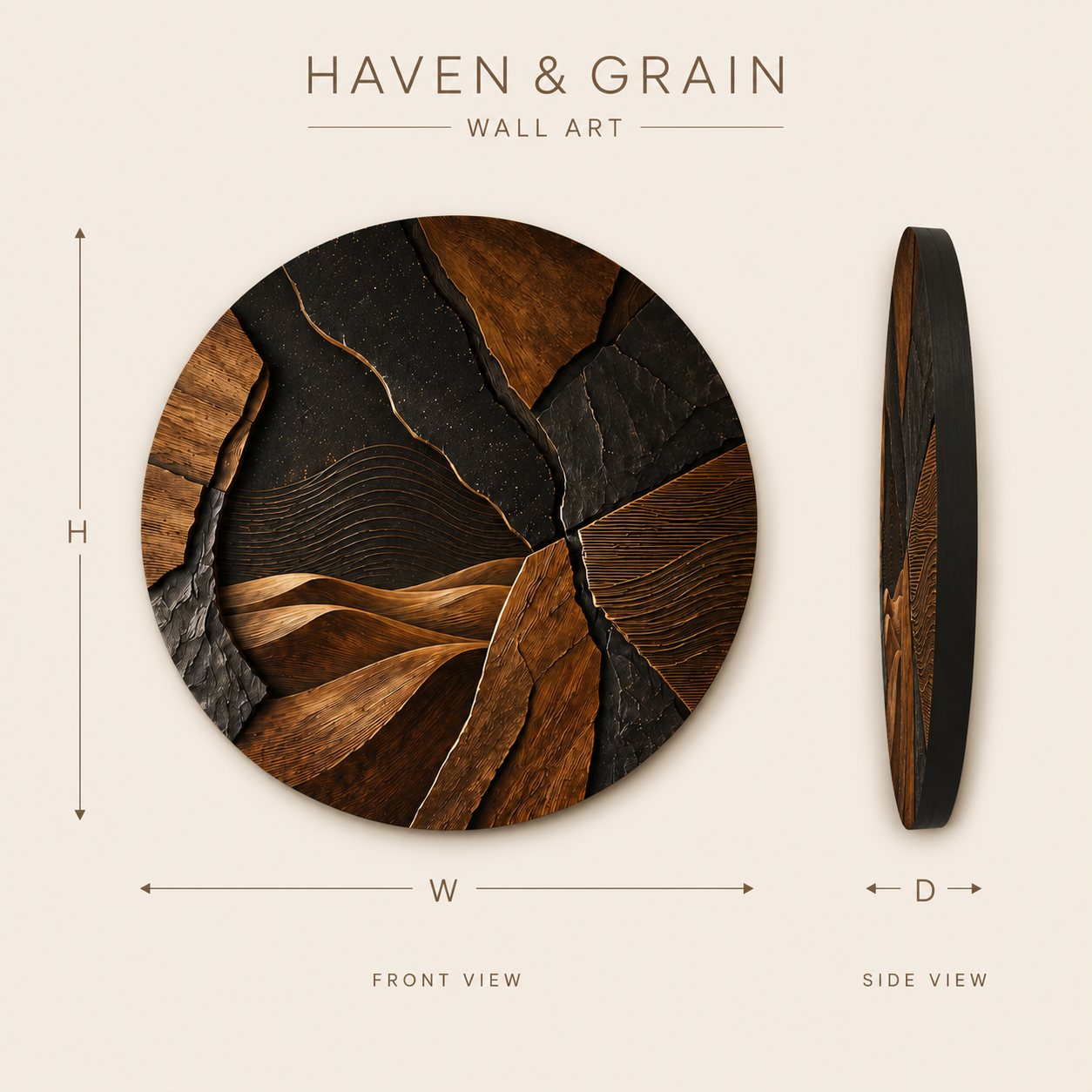 Calder Layered Wood Wall Art - Design 024 - product image 08