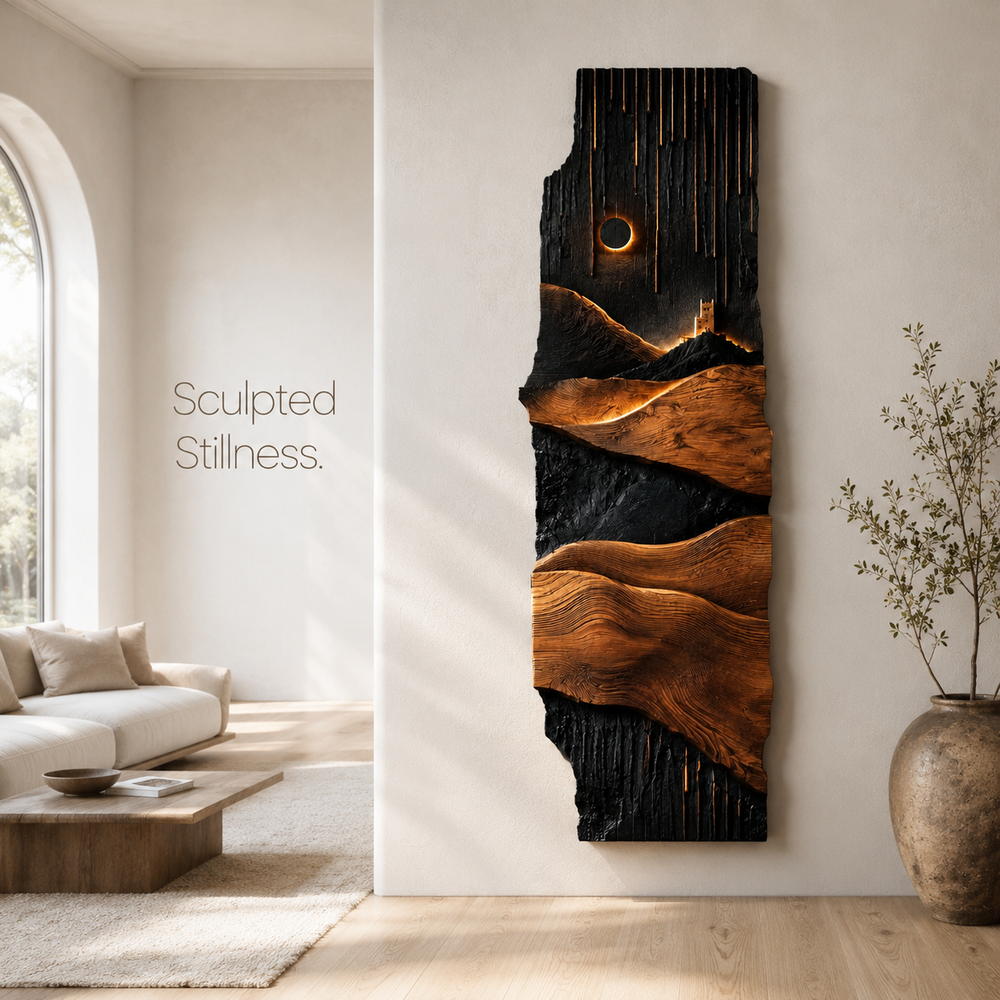 Veyra Warm Wood Wall Art - Design 027 - product image 02