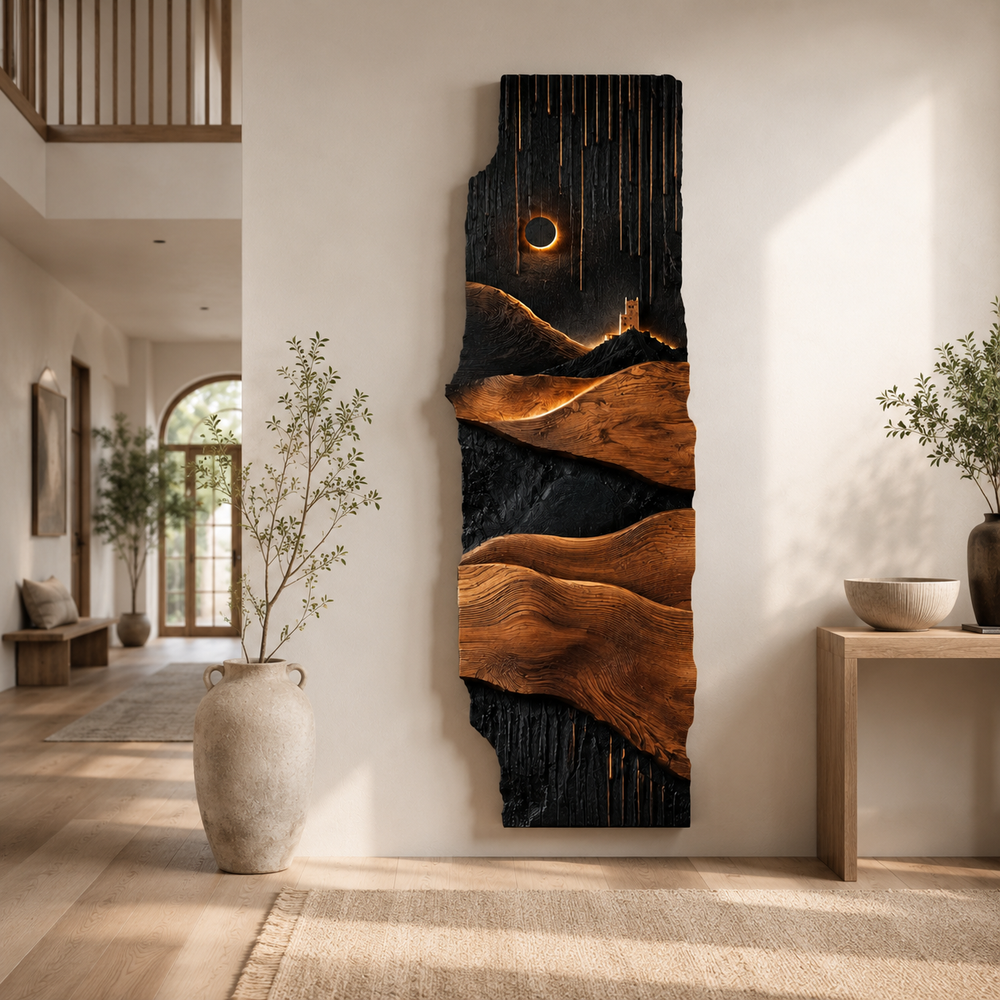 Veyra Warm Wood Wall Art - Design 027 - product image 03