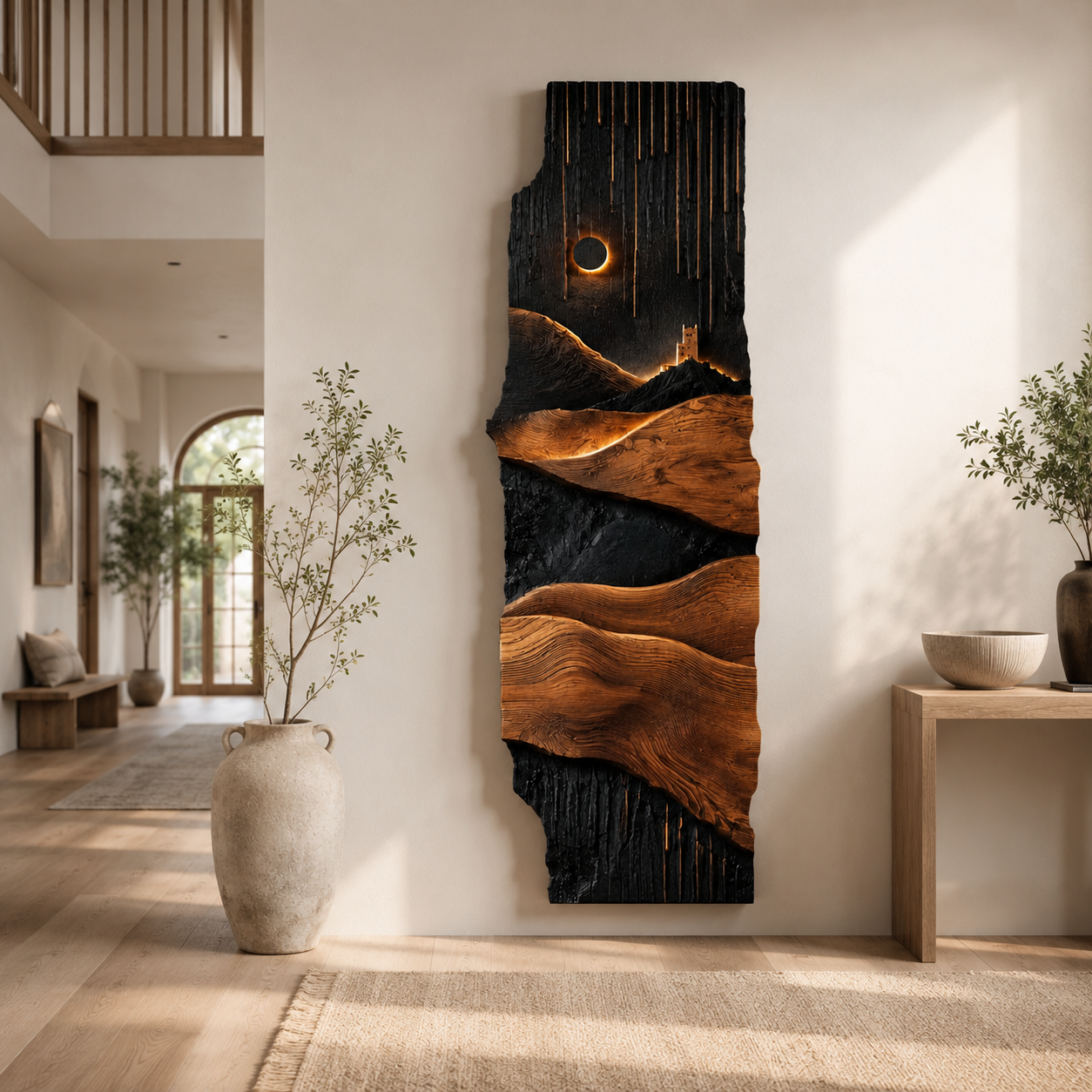 Veyra Warm Wood Wall Art - Design 027 - product image 03