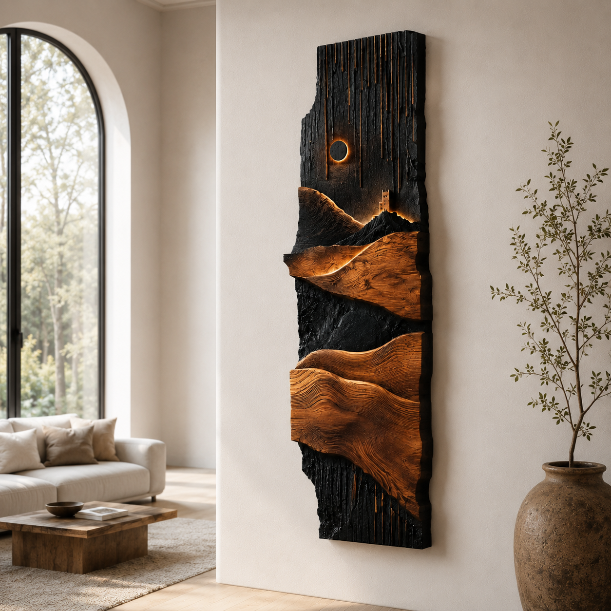 Veyra Warm Wood Wall Art - Design 027 - product image 08