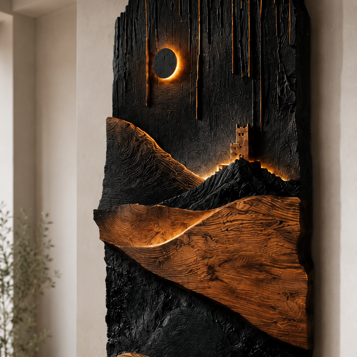 Veyra Warm Wood Wall Art - Design 027 - product image 10