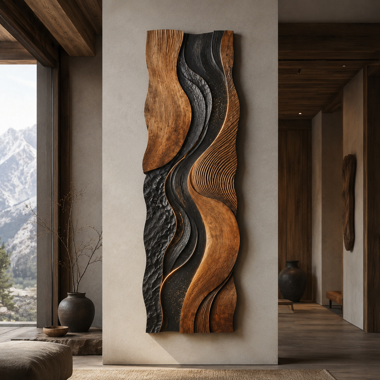 Nolan Refined Wood Wall Panel - Design 029 - main view