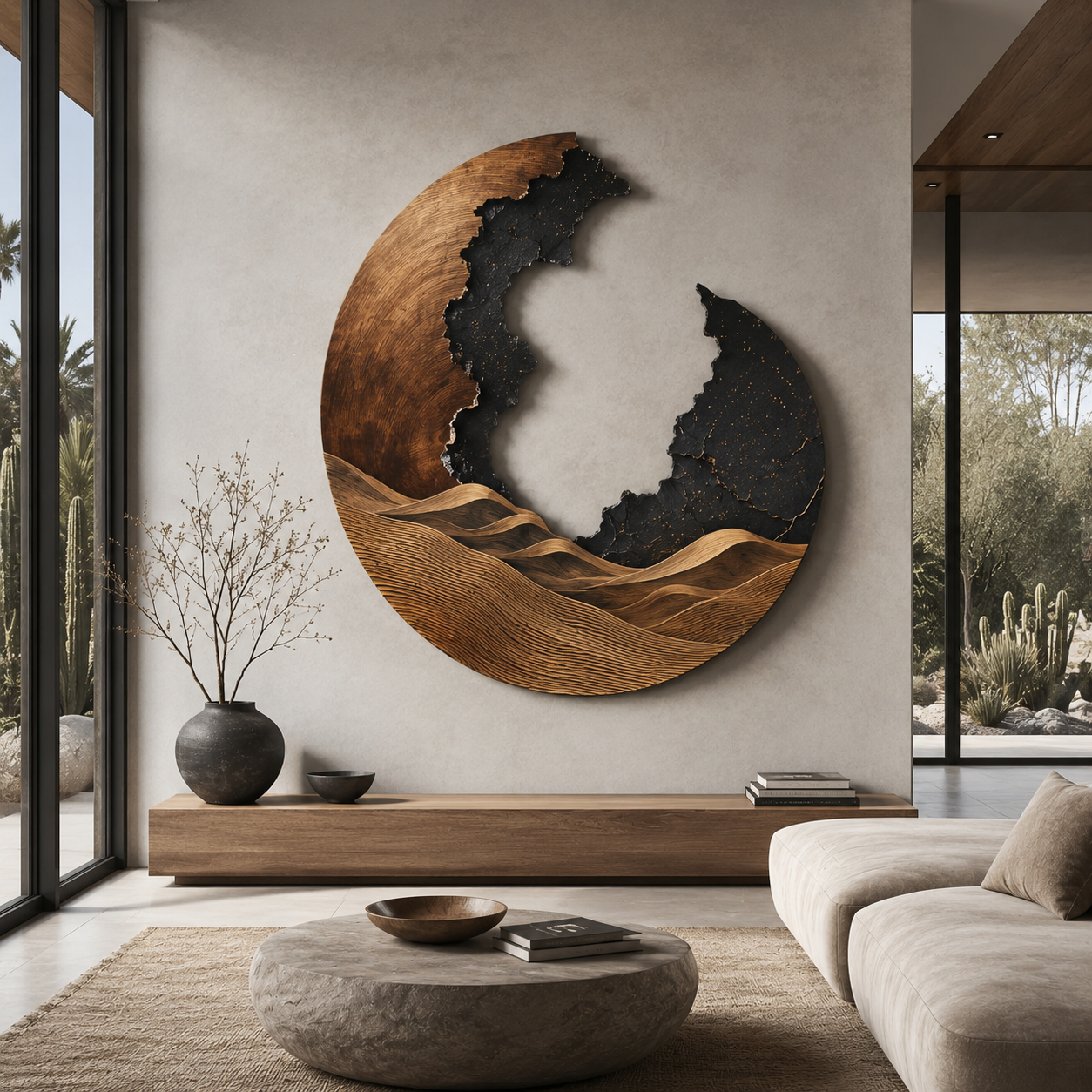 Isla Sculptural Wall Art - Design 030 - main view