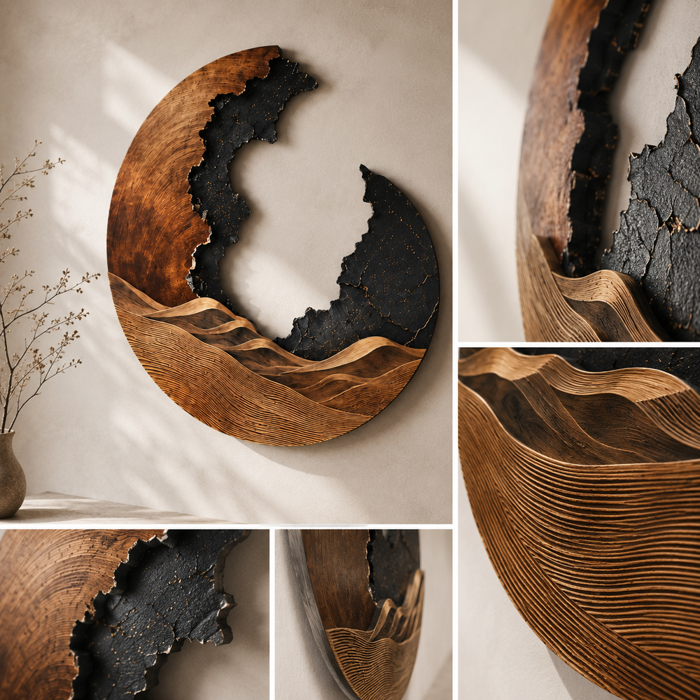 Isla Sculptural Wall Art - Design 030 - product image 06