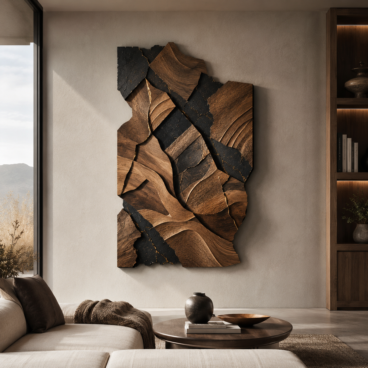 Soren Textured Statement Wall Art - Design 032 - main view