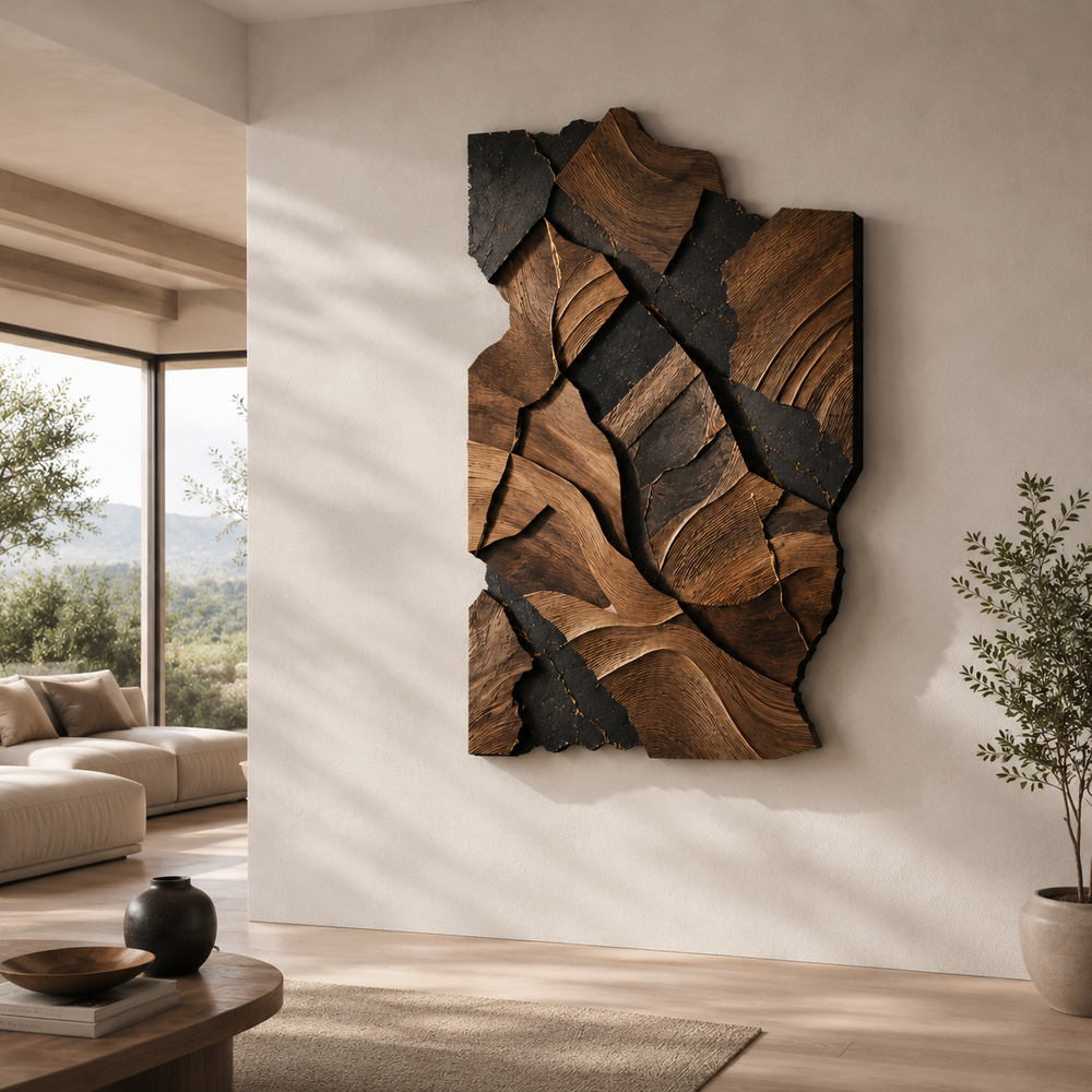 Soren Textured Statement Wall Art - Design 032 - product image 03