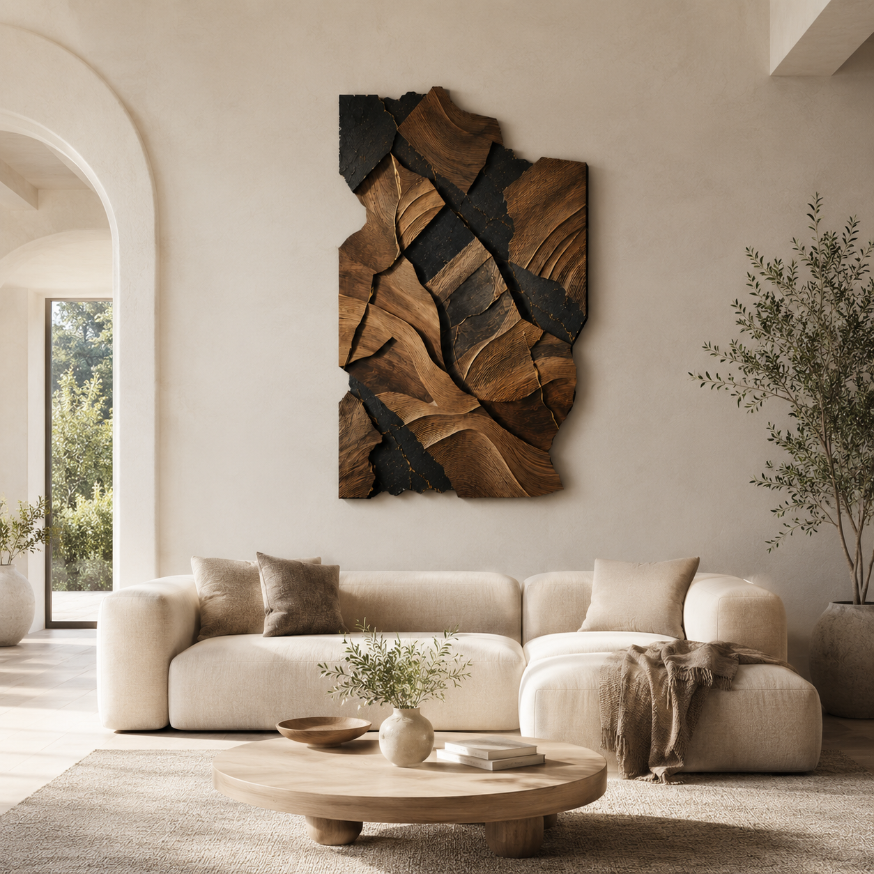 Soren Textured Statement Wall Art - Design 032 - product image 04