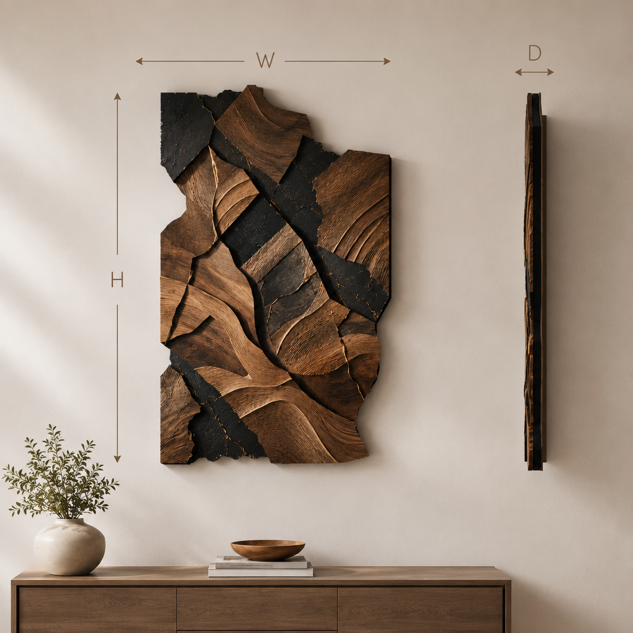 Soren Textured Statement Wall Art - Design 032 - product image 08