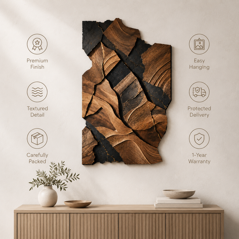 Soren Textured Statement Wall Art - Design 032 - product image 09