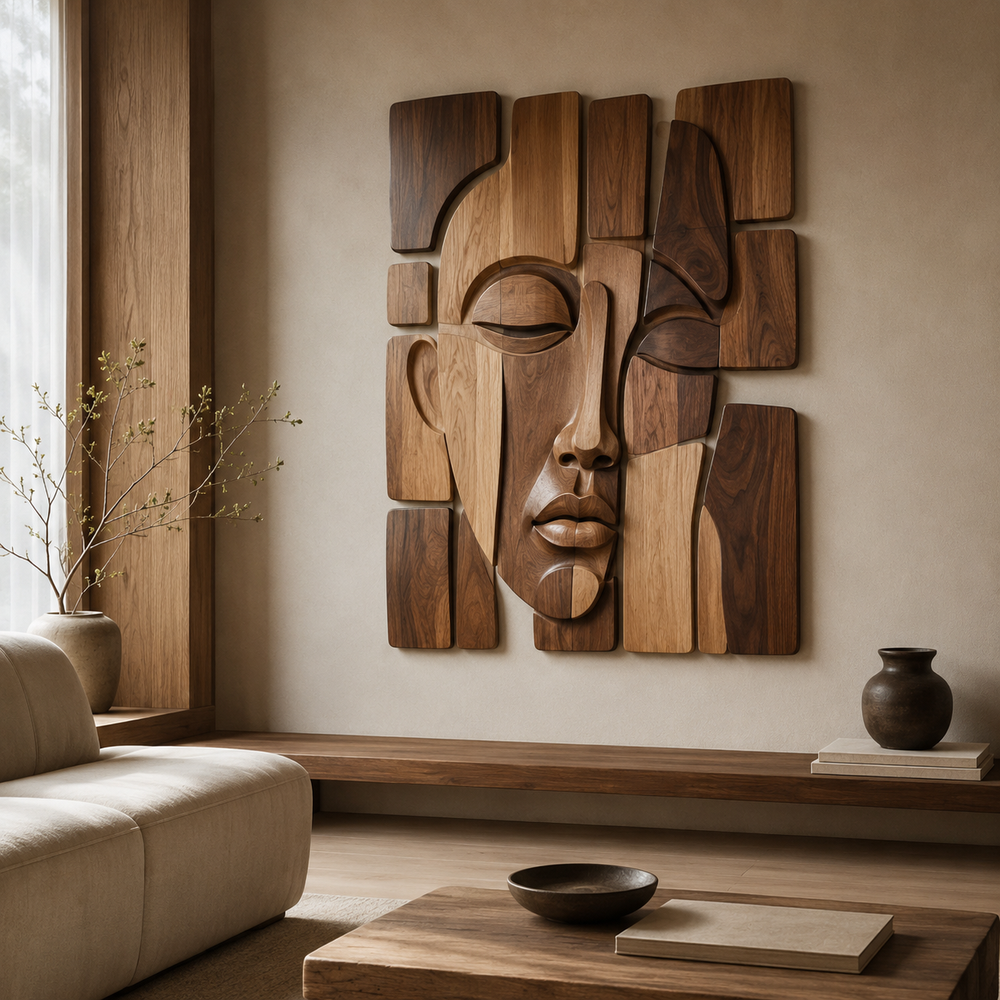 Calder Layered Wood Wall Art - Design 034 - product image 02