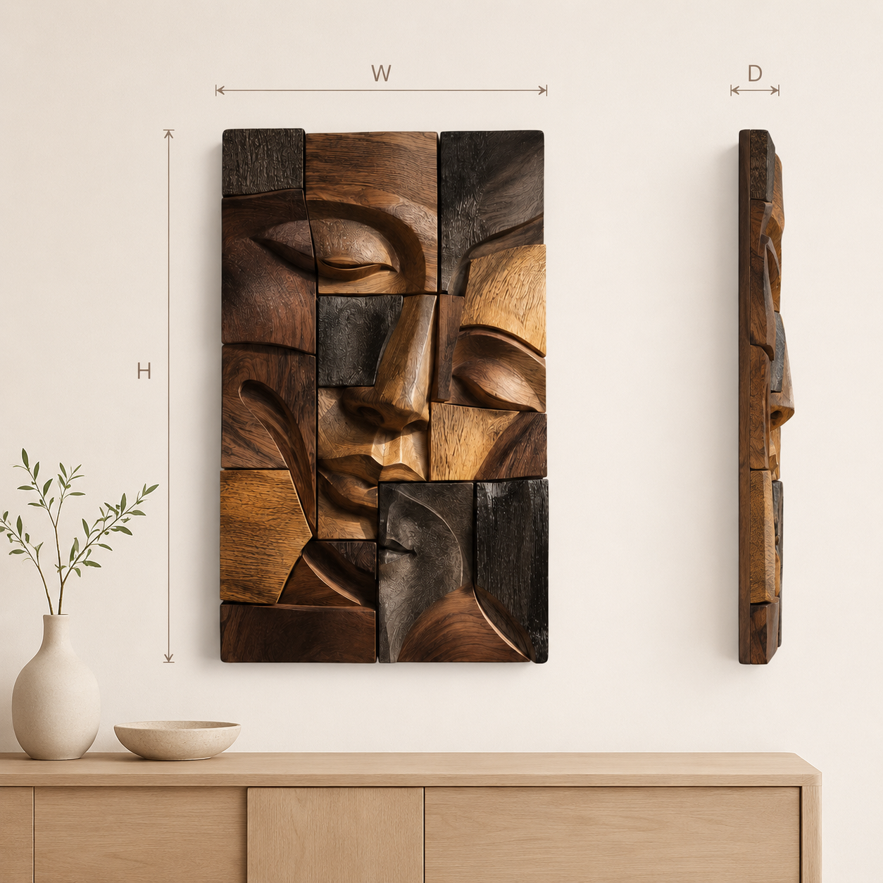 Calder Layered Wood Wall Art - Design 034 - product image 09