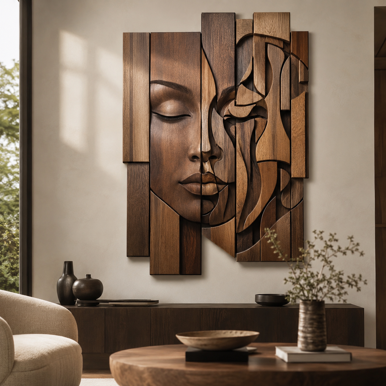 Rowan Dimensional Wall Art Panel - Design 036 - main view
