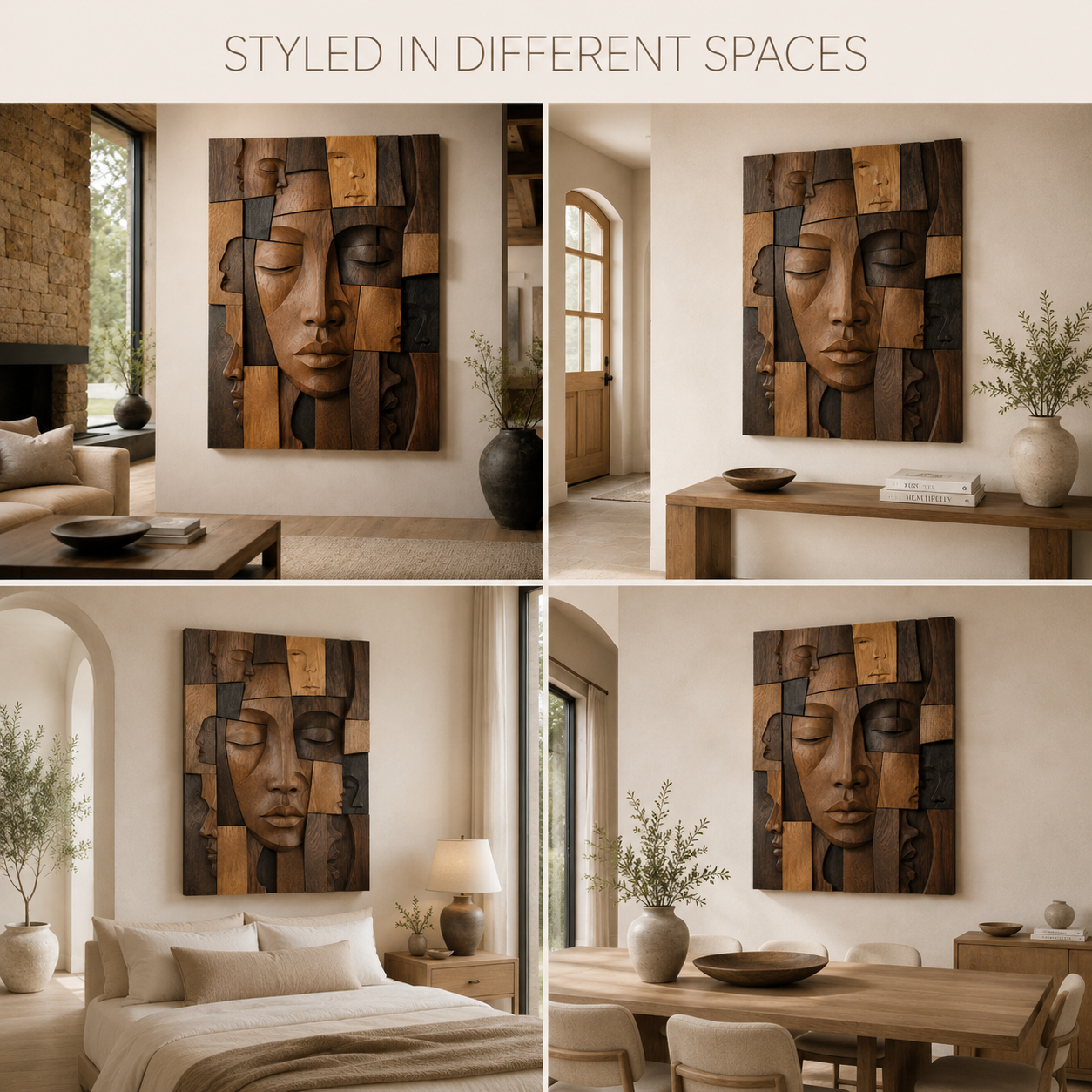 Veyra Warm Wood Wall Art - Design 037 - product image 10