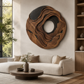 Aurelia Sculptural Wood Wall Art - Design 041 - main view