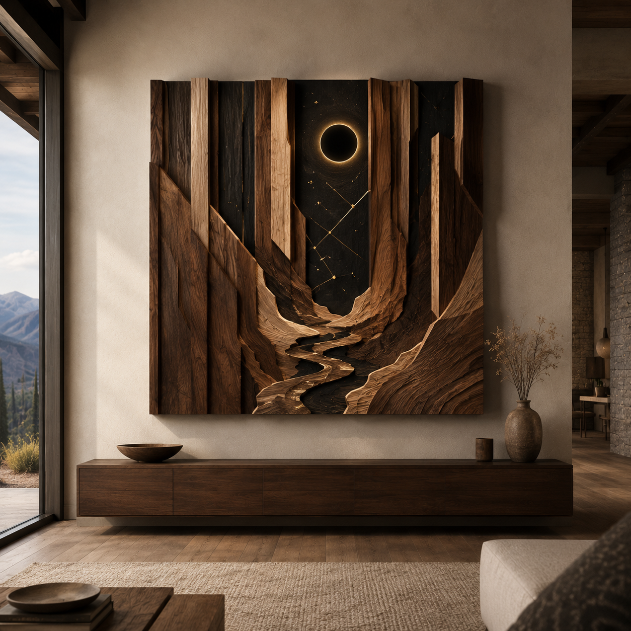 Soren Textured Statement Wall Art - Design 042 - main view