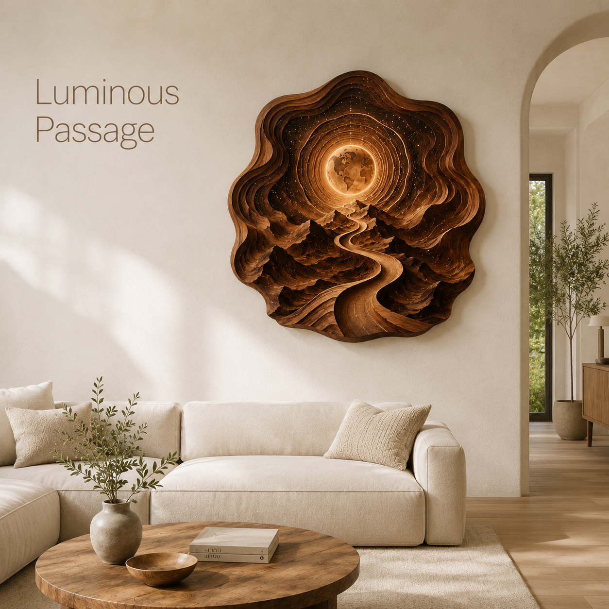 Calder Layered Wood Wall Art - Design 044 - product image 02