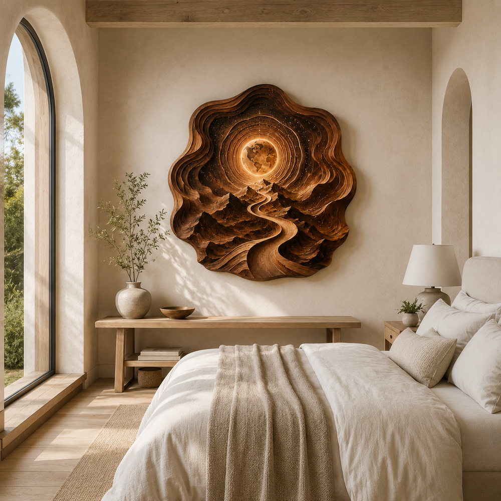 Calder Layered Wood Wall Art - Design 044 - product image 07