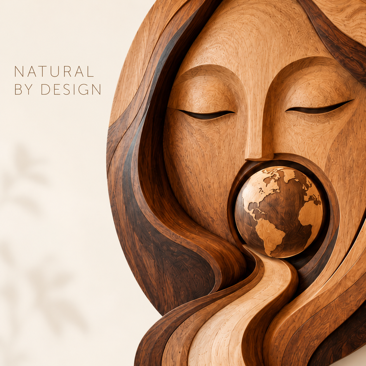 Veyra Warm Wood Wall Art - Design 047 - product image 05