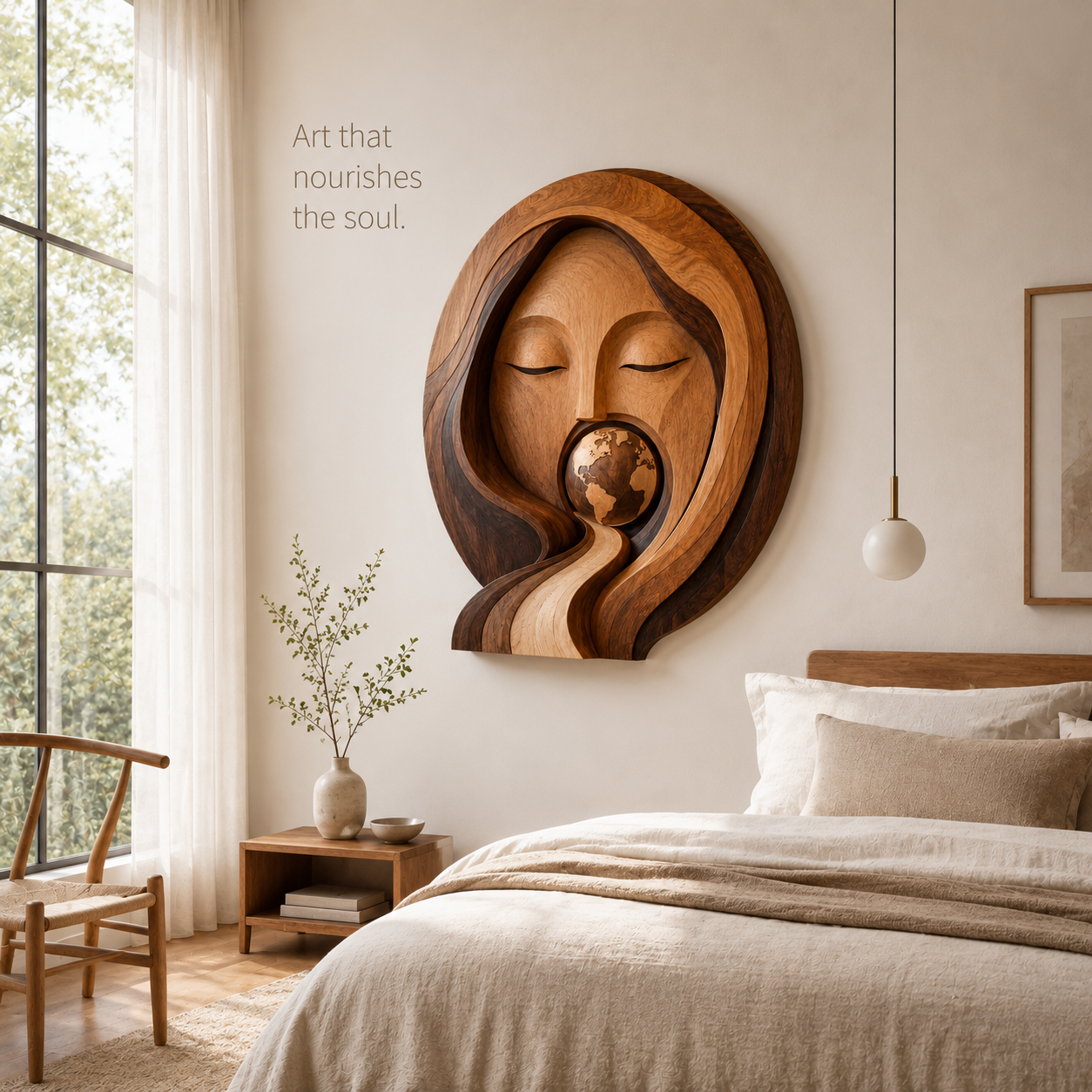 Veyra Warm Wood Wall Art - Design 047 - product image 07