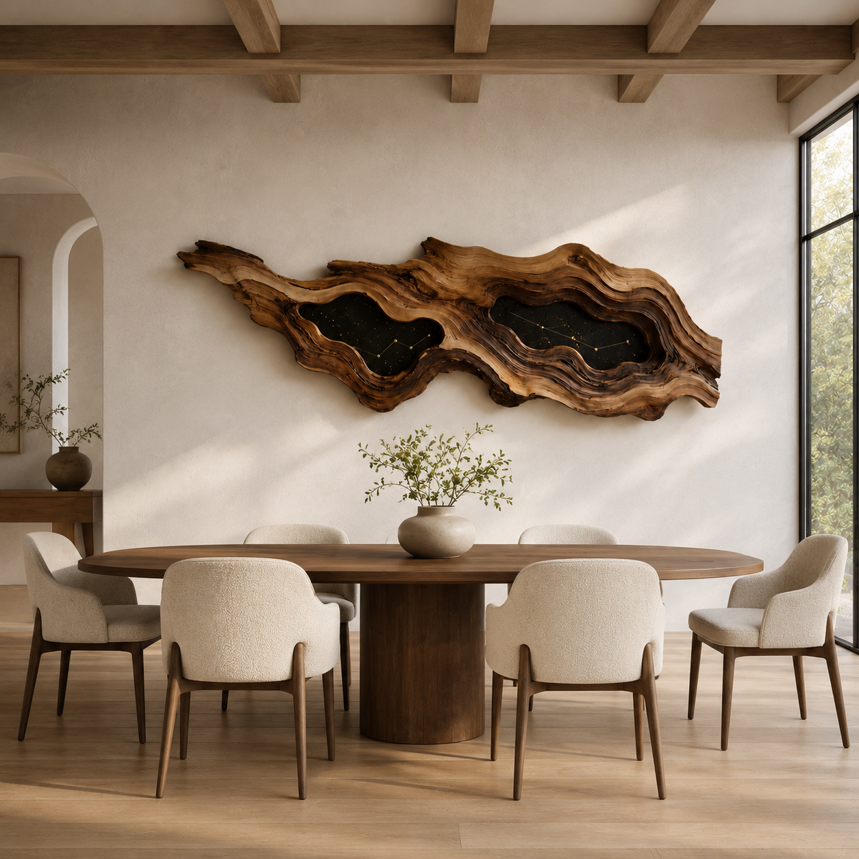 Aurelia Sculptural Wood Wall Art - Design 051 - product image 03